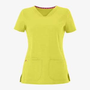 Best Quality Female Scrub Nursing Uniform <b>Sets</b> Medical Scrub Hospital Shirts for <b>Doctors</b> Nurses Made of Spandex Knitted Fabric - Product Image 5