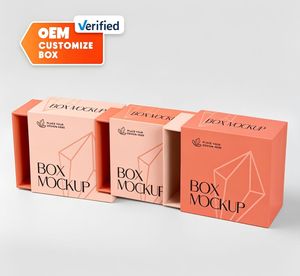 Luxury Custom <b>Printed</b> Rigid Drawer Gift Box Premium Sliding Paper <b>Packaging</b> OEM Private Label Manufacturer - Product Image 1