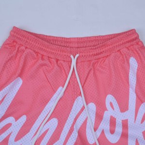 Premium Quality Custom Logo Breathable Casual Gym Mens Summer Shorts with High Quality Screen Printing - Product Image 3