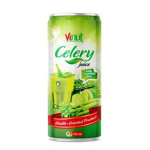 Jus de céleri biologique sain en conserve 325 ml, saveur mangue, boisson santé, fabricant de boissons OEM ODM, marque privée - Product Image 2