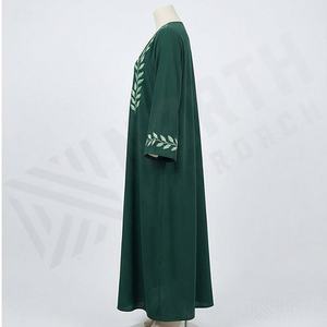 Abaya Niqab de Haute Qualité pour Femmes Musulmanes, Robe Respirante en Tissu Nida à Une Seule Couche, Vêtement Islamique Modeste pour la Prière, Couleur Personnalisée - Product Image 3