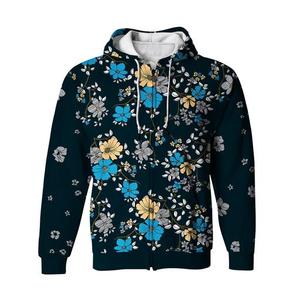 Geometric <b>Pattern</b> Hooded Pullover Sweatshirt Men's Sublimation Printed <b>Knitted</b> Polyester Autumn Streetwear Style - Product Image 3