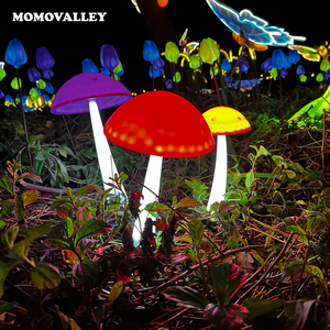 12V pequeño cable de baja tensión camino eléctrico Hada impermeable al aire libre hierba LED seta iluminación DC jardín Decoración Luz - Product Image 4