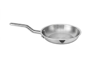 Poêle à frire en acier inoxydable tri-couches avec long manche, compatible induction, pour cuisinière à gaz, cuisine domestique et restaurant - Product Image 2
