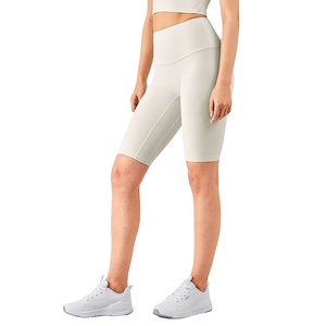 Pantalones cortos deportivos de yoga para mujer de verano para mujer, gimnasio, entrenamiento para mujer, correr, cintura alta con bolsillo corto - Product Image 2
