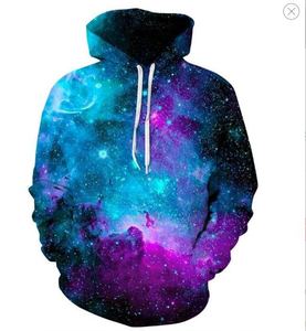 Sudadera con Capucha Unisex de Corte Regular, Estampado de Galaxia Verde, Logotipo Frontal, Estilo Hip Hop, Ecológica, Tejida en Poliéster para Invierno - Product Image 3