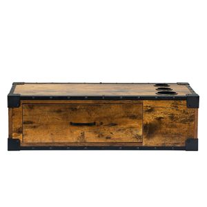 ที่หนีบผมทำจากไม้ติดผนังโต๊ะจัดแต่งทรงผม3รูสำหรับไดร์เป่าผม - Product Image 3