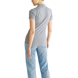 Camiseta Polo de Algodón Suave para Mujer con Tela Elástica, Diseño Clásico Atemporal y Corte Relajado para Uso Casual, Trabajo, Aire Libre y Diario - Product Image 3