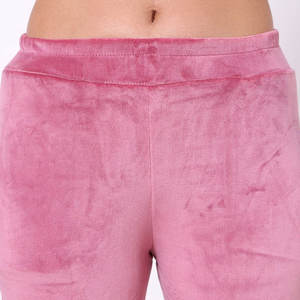 Conjunto Deportivo para Mujer, Textura de Terciopelo, Lavado Ácido, Color Sólido, Cómodo para Clima Frío, Estilo Urbano Moderno, Forro Polar Cálido para Invierno - Product Image 5