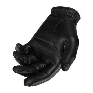 Gants de golf pour hommes de haute qualité, légers, respirants, à doigts entiers, nouvelle arrivée, design squelette imprimé, en véritable peau de mouton noire - Product Image 6