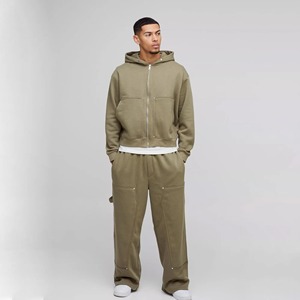 Vente en gros de sweats à capuche personnalisés pour hommes en coton lourd, coupe oversize à épaules tombantes, pour le sport, la gym et le streetwear, avec impression DTG - Product Image 1