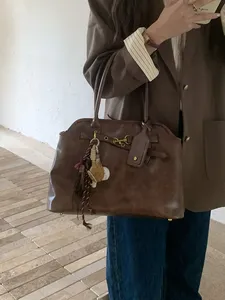 CGCBAG Bolso Tote de Diseño Vintage de Lujo, Bolso de Hombro Casual de Gran Capacidad para Mujer, Bolso de Mano Simple de Cuero PU para el Trabajo, 1 - Product Image 4