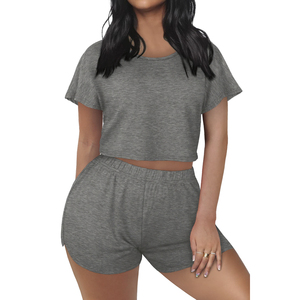 Shorts de Yoga de Cintura Alta con Estampado de Leopardo, Sin Costuras, Acanalados, Ligeros, de Spandex/Poliéster, para Mujer, Levanta Glúteos, Control de Abdomen, Elasticidad en Cuatro Direcciones - Product Image 1