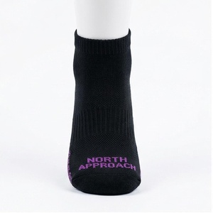 North Approach Ankle <b>Socks</b> Black Breathable <b>Running</b> <b>Socks</b> for Adults - Product Image 1