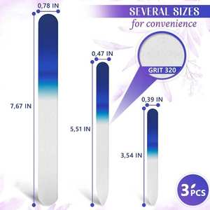 Mini Lima de Uñas Ligera de Acero Inoxidable de Doble Cara con Patrón Recto para un Afeitado Preciso de las Uñas y Cuidado Diario - Product Image 2