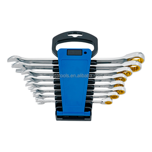 Juego de Llaves Métricas de Trinquete 72T de Acero al Cromo Vanadio para Mantenimiento Industrial y Bricolaje - Product Image 1