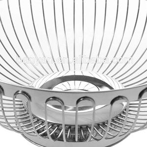 Metal Serving Basket Kitchen Table Fruit Basket Open Wire Fruit Basket Elegant Fruit Bowl Home Decor Basket Dining Table - Product Image 6