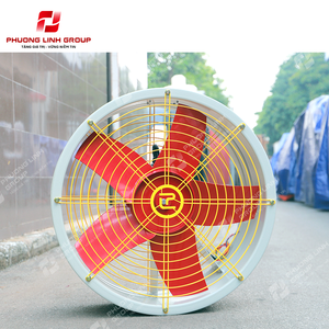 Industrial Wall <b>Fan</b> Phuong Linh Axial <b>16</b> Blade AC Motor Poultry Farm Ventilation Factory Warehouse Air Circulation Exhaust - Product Image 2