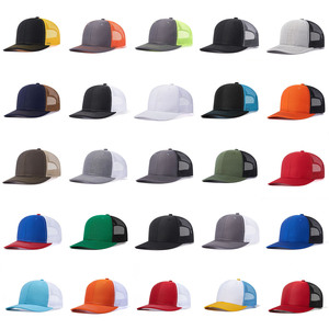 High Profile 6-Panel Striped Trucker Hat Breathable Waterproof Mesh Custom Embroidered Logo Snapback Closure Hip Hop Sports - Product Image 2