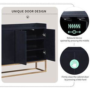 Credenza Moderna ed Elegante con Ampio Spazio di Archiviazione per Sala da Pranzo o Ingresso - Product Image 6