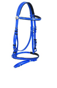 Ensemble d'équipement d'équitation en cuir personnalisé, imperméable, avec têtière et rênes, OEM, coloré et durable, EquiElite - Product Image 2