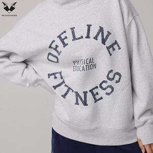 Sweat-shirt à col montant pour femme, coupe ample, surdimensionné, en molleton doux, chaud, décontracté, streetwear, vêtements d'automne et d'hiver - Product Image 5