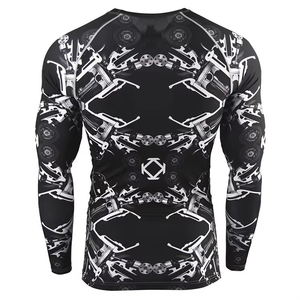 Nouveau style de rashguard personnalisé à manches longues pour hommes, fabrication sur mesure, rashguard de performance MMA - Product Image 6