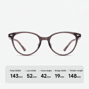Lunettes anti-lumière bleue RTS avec monture en acétate faite à la main de haute qualité style vintage, charnières à ressort, verres AC unisexes 2026 - Product Image 2