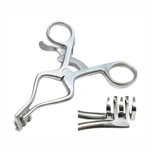 Rétracteurs Weitlaner à 4 extrémités mues, 2x3 dents, avec poignées à anneau de verrouillage, fixation réglable et automatique, rétracteur cutané à crochet - Product Image 6