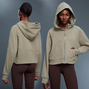 Wholesale Women's Oversized Sweatshirt Fleece Winter Sweatshirt Customized With Pockets Logo Sweatshirt Women's - Product Image 5