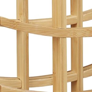 Support à vin en bois naturel pour comptoir, 3 niveaux, courbé, pour bouteilles, présentoir, rangement, organisateur, pour la maison, bar, restaurant, vente en gros - Product Image 2