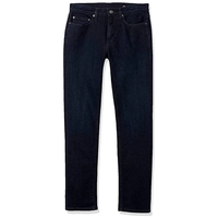 Pantalons en jean pour hommes, 100% coton, jean bleu foncé personnalisé, coupe slim droite, pantalon décontracté, style streetwear pour hommes