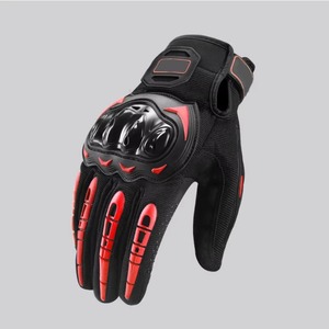 Gants de moto d'été respirants à doigts complets avec protection rigide des articulations et fonction tactile, style motard tactique pour le MOTOCROSS - Product Image 4