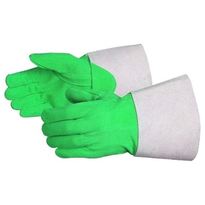 Gants de soudage en cuir de vachette renforcé, résistants à la chaleur et aux étincelles, vêtements de sécurité réfléchissants, lutte contre les incendies, construction - Product Image 4