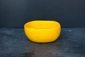 Ensaladera de resina Swirl ODM, vajilla hecha a mano de Color personalizado, vajilla ecológica para servir frutas para uso doméstico y hotelero - Product Image 4