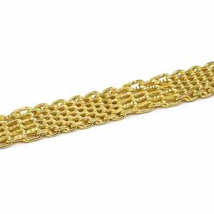 กำไลข้อมือทองชุบไมโคร 14K 18K 24K หลายเส้น แบบขายส่ง กำไลทองเหลืองแฟชั่น เครื่องประดับแฟชั่น กำไลทองชุบไมโครสำหรับผู้ชาย - Product Image 2