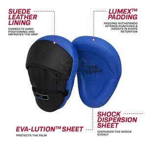 Guantes de Boxeo Ligeros de Cuero, Almohadillas de Entrenamiento, Absorben la Humedad, Antideslizantes, para Ejercicios de Velocidad, Precisión de Golpeo y Tiempo de Reacción - Product Image 6