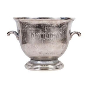 Seau à glace isotherme en acier inoxydable finition argentée à double paroi avec poignées, élégant pour les fêtes, motif floral, 3L - Product Image 4