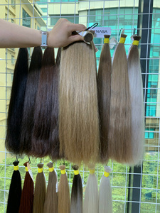 ผมต่อแบบพรีเมียม 400 กรัม ราคาขายส่ง ผมแท้เวียดนามทุกสี ยาว 60 ซม. - Product Image 4