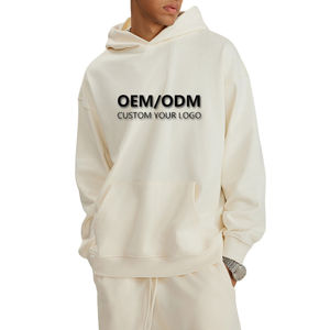Sudaderas Unisex de Invierno - Tela Tejida de Poliéster/Algodón de 500 g/m², Corte Holgado, Transpirable, Ecológico, con Logotipo Personalizado Impreso y Forro - Product Image 3