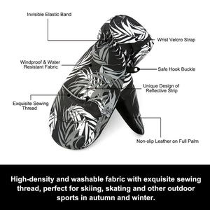 Gants chauffants personnalisés jaunes 7 oz 14 pouces, résistants aux hautes températures, doublure chauffante, protection durable anti-chaleur pour les mains et les bras - Product Image 6