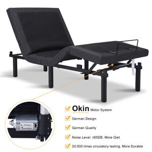 Letto Elettrico con Doppio Motore e Telecomando Wireless, Capacità 180 kg, con Funzione Massaggio a 2 Punti - Product Image 4