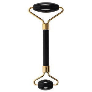 Masajeador de Ágata Negra de Alta Calidad, Figura de GuaSha, Caja de Madera Personalizable, Artesanía Hecha a Mano con Piedras Semipreciosas para la Cara - Product Image 4