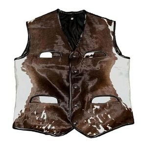 Chaqueta Safari Unisex de Cuero Vacuno Personalizada, Doble Botonadura, con Forro de Piel de Oveja, Ecológica, OEM, ODM, al por Mayor para Hombre - Product Image 3