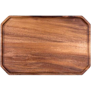 <b>Triangle</b> Wooden Serving Dish Solid <b>Wood</b> Triangular Food Plate Irregular Geometric Cheese Platter Charcuterie Board For Hotels - Product Image 6