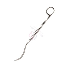 Lanes Bone Lever - Mango de anillo con extremo dentado |   Instrumento Quirúrgico Ortopédico Manual de Acero Inoxidable, Acabado Mate, Reutilizable - Product Image 5