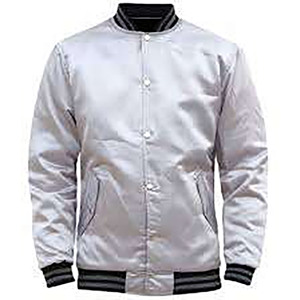 Veste bomber en satin personnalisée Miami Heat Starter Fast Break 100% polyester Hiver Homme Logo avant en toile Réversible Imperméable Épais - Product Image 6