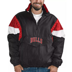 Chaqueta Cortavientos Estilo Retro de los 90 |   Anorak Plegable con Cierre de Media Cremallera |   Unisex |   Opción de Logotipo de Equipo/Club Bordado OEM - Product Image 1