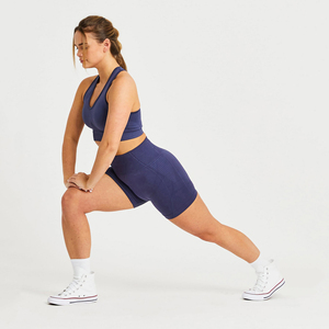 Shorts Deportivos de Yoga para Mujer, Cintura Alta Elástica, Fáciles de Usar, Duraderos, Transpirables, de Secado Rápido, Ligeros, Elásticos, Casuales, para Gimnasio - Product Image 4
