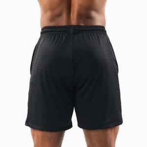 Pantalones Deportivos de Malla Transpirable de Secado Rápido, Doble Capa, Personalizados, 180 Gsm, 100% Poliéster, Shorts de Malla para Hombre, Negros - Product Image 4